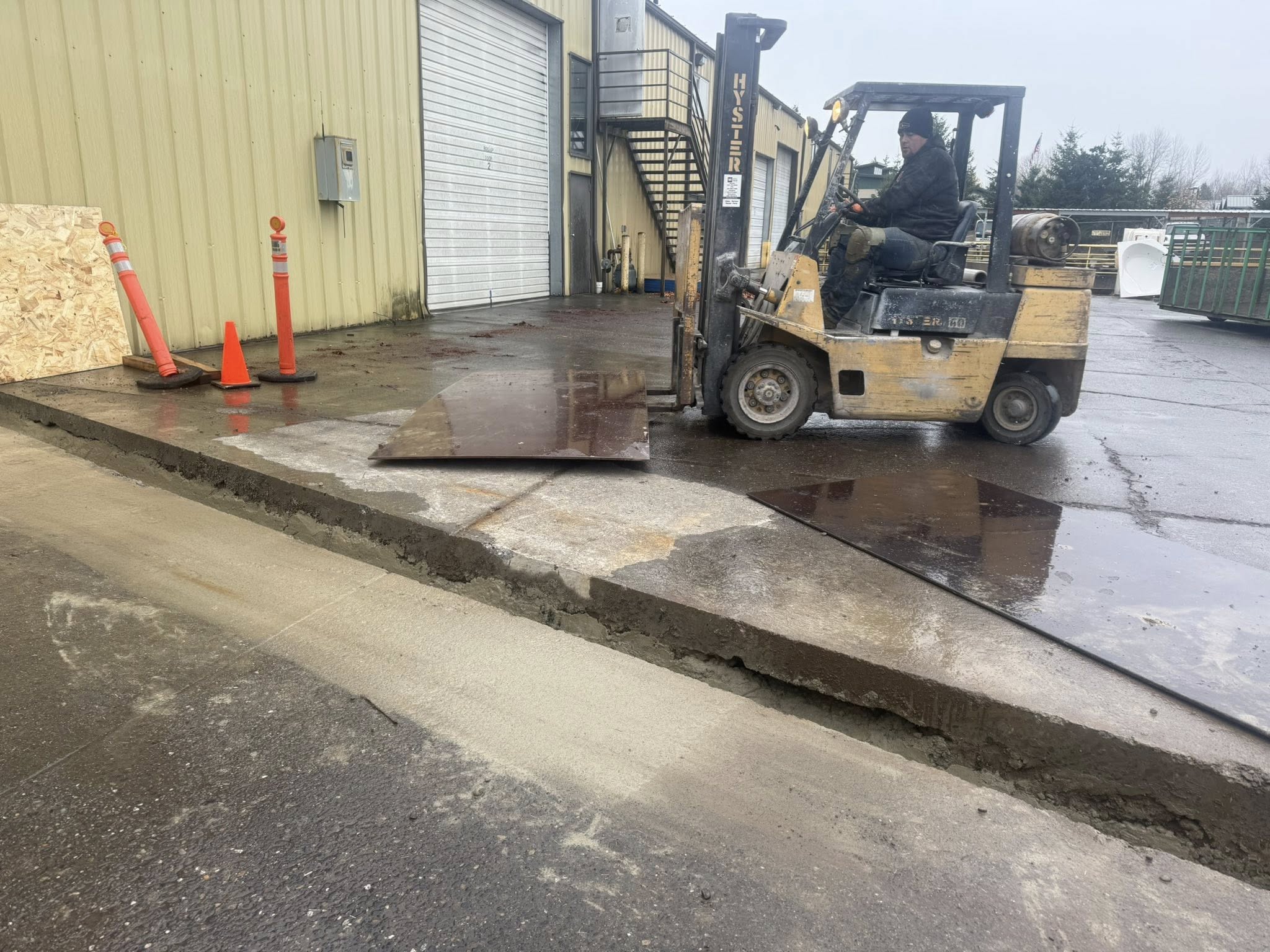 Concrete repair work