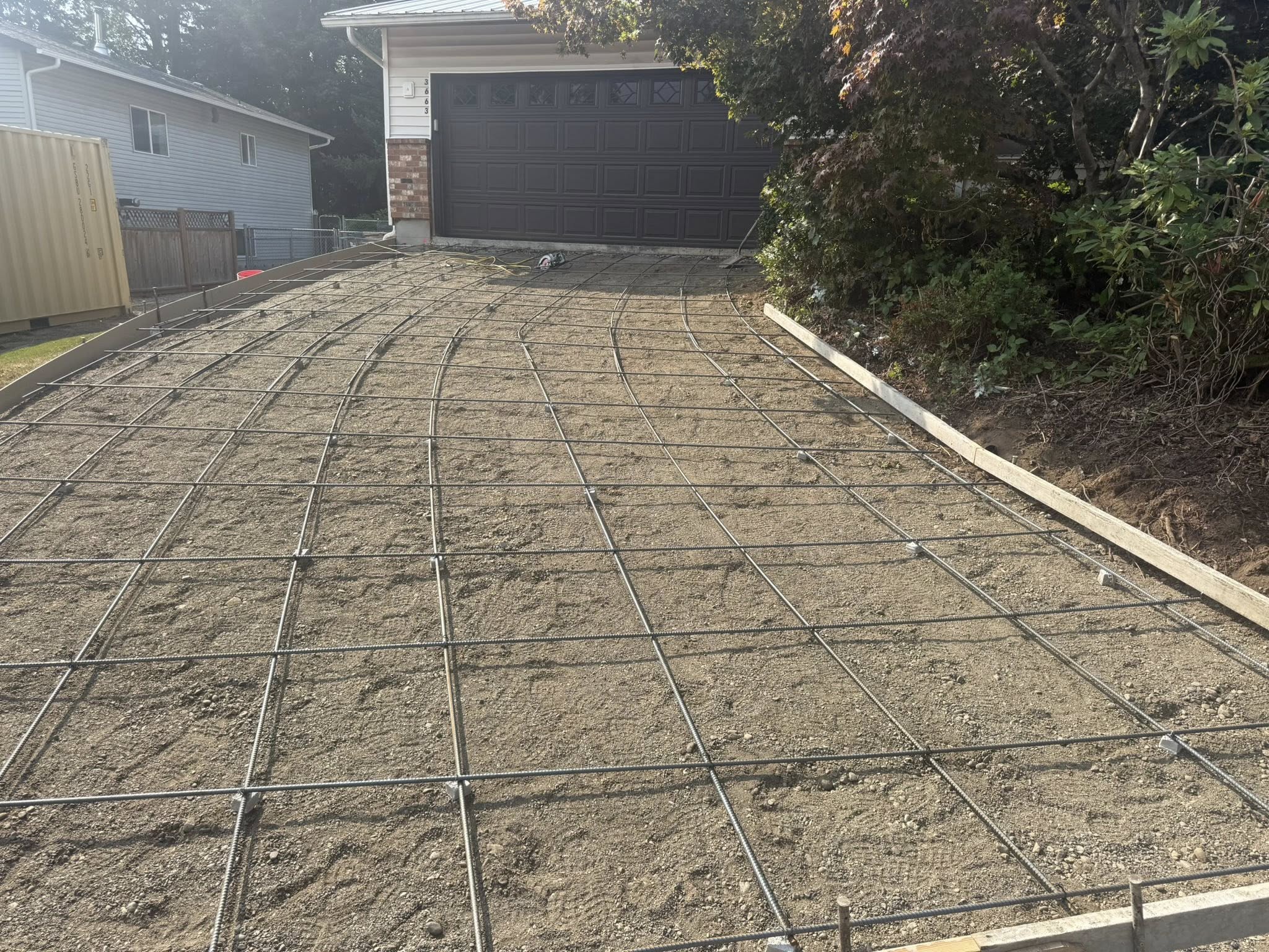 Concrete driveway Bellingham WA