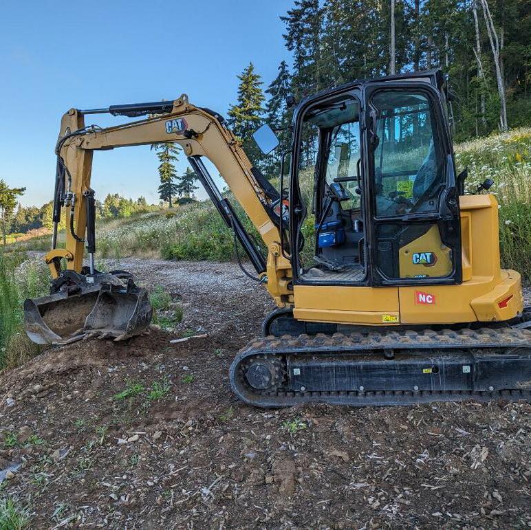 Excavator at work Bellingham
