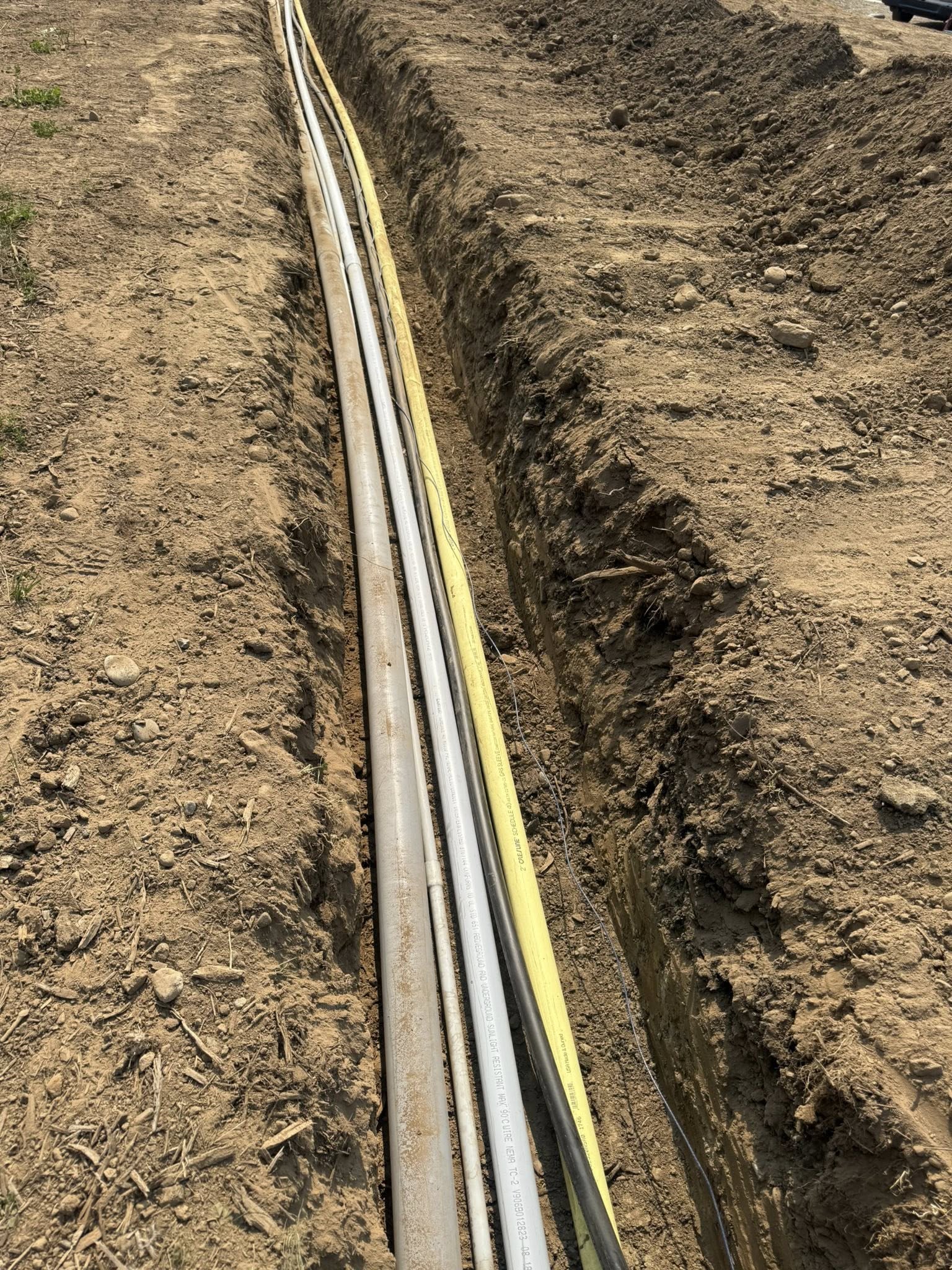 Utility backfill and completion