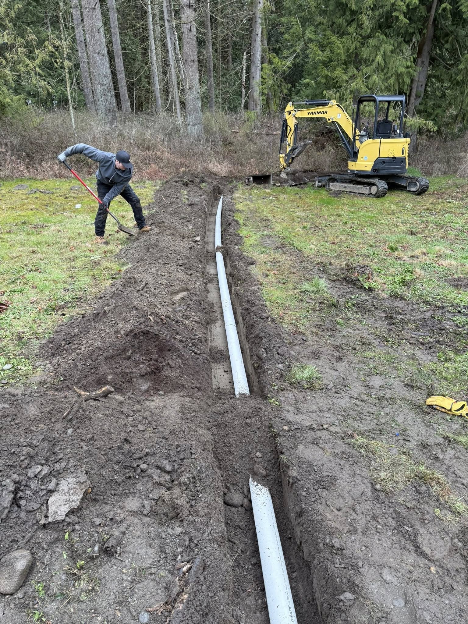 Water line installation